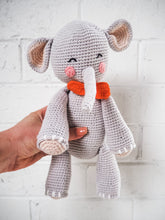 Elephant Organic Crochet Squeaky Toy